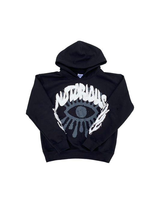 "Deceitful Eyes Kill" Hoodie - Black