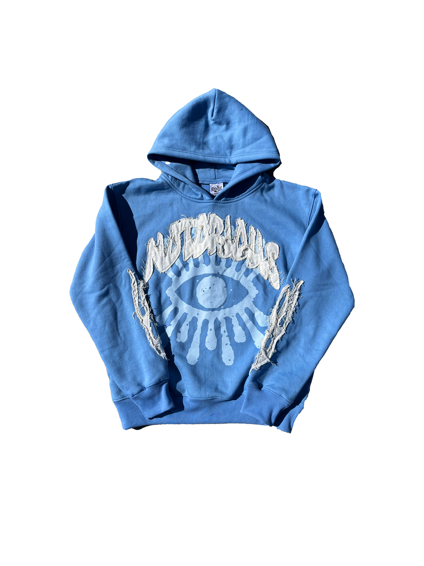 "Deceitful Eyes Kill" Hoodie - Blue